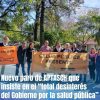 Protesta de APTASCH que reitera el “total desinterés del Gobierno en la salud pública”