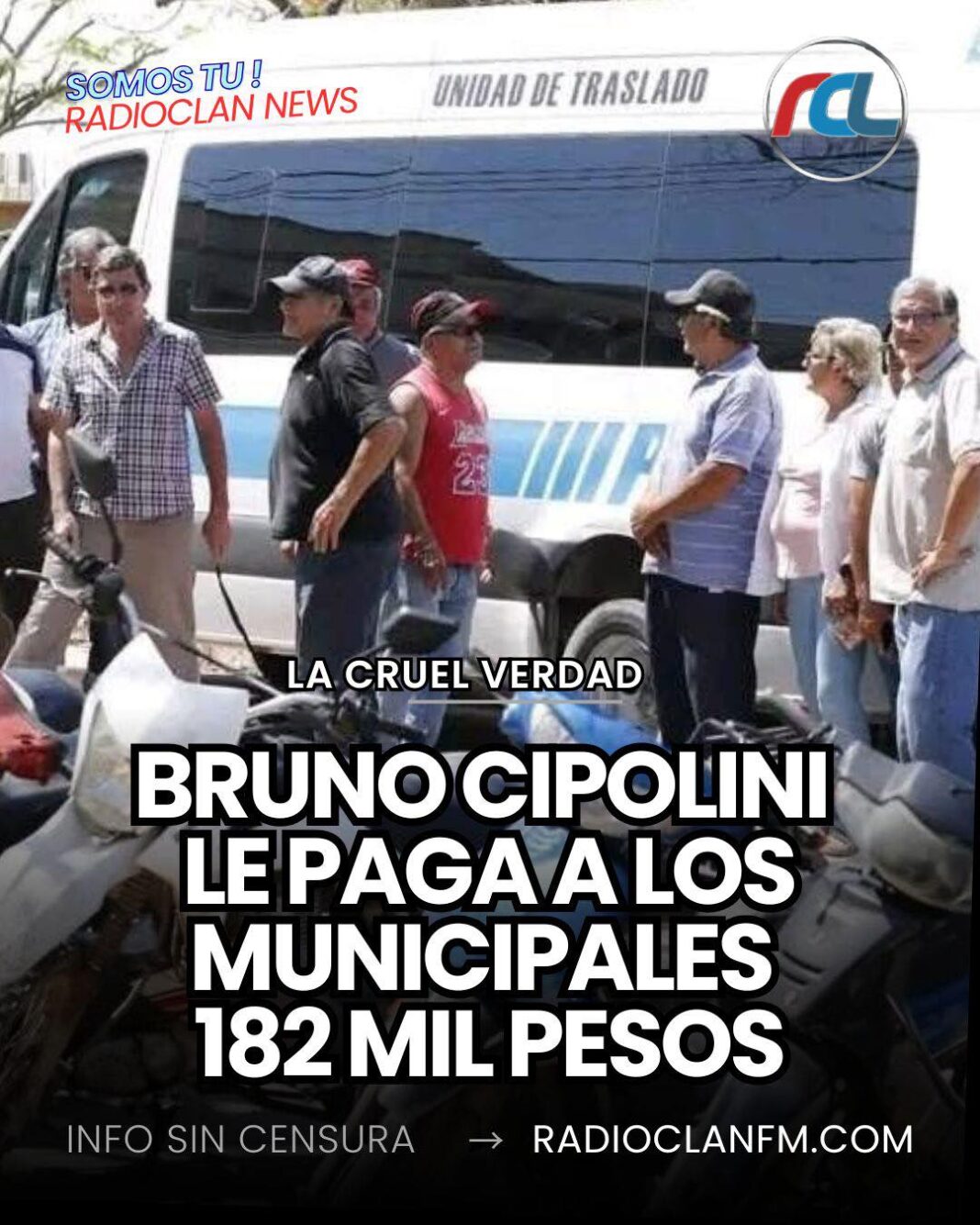 SÁENZ PEÑA – Jubilados municipales denuncian “salarios de hambre”: Cipolini respondió enviando a la policía