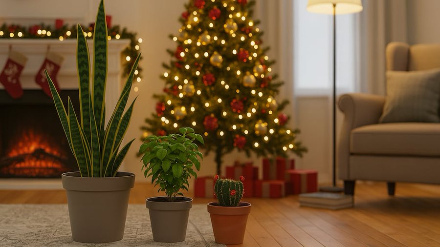 No es la lengua de suegra: la planta que hay que dejar al lado del árbol de Navidad para atraer prosperidad
