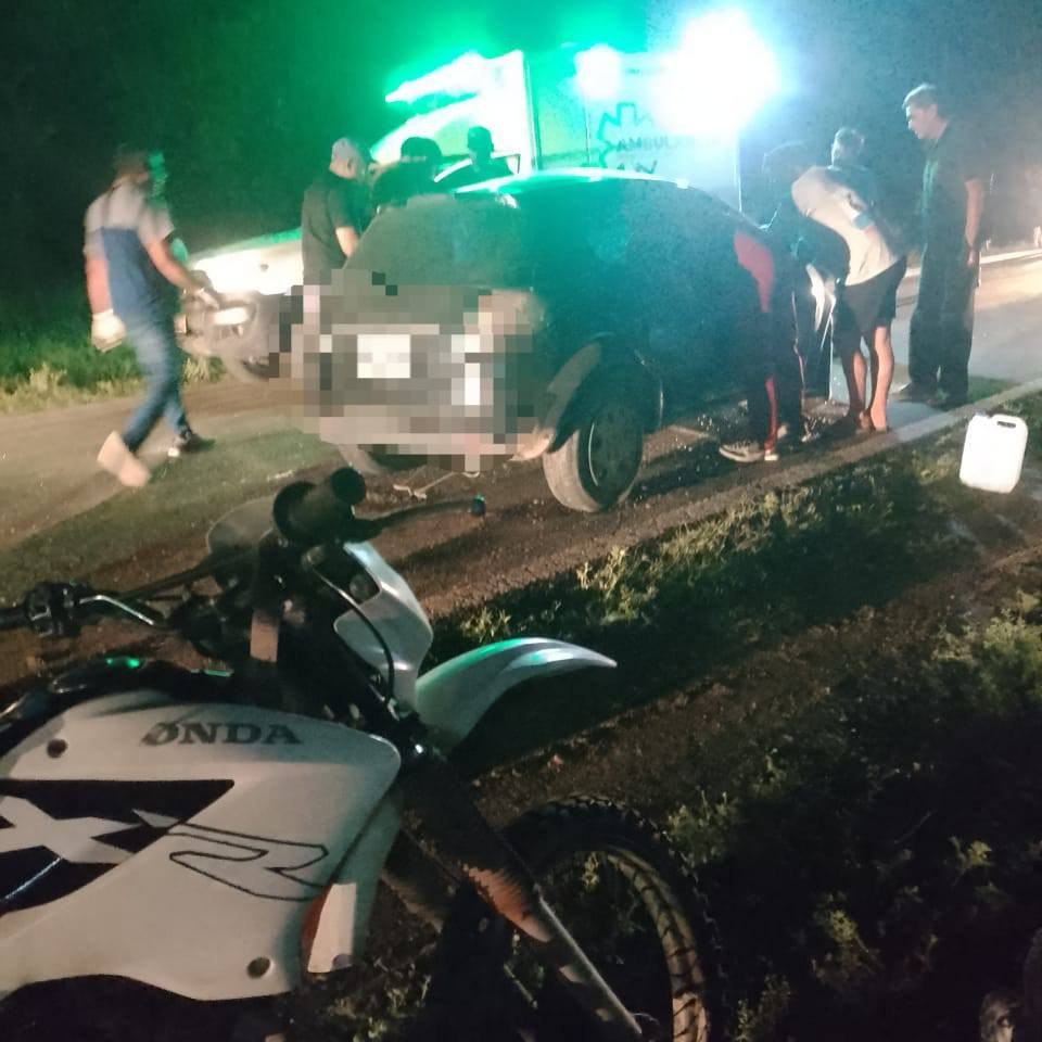 Siniestro vial sobre la Ruta Nacional N.º 89, a la altura de Campo Largo