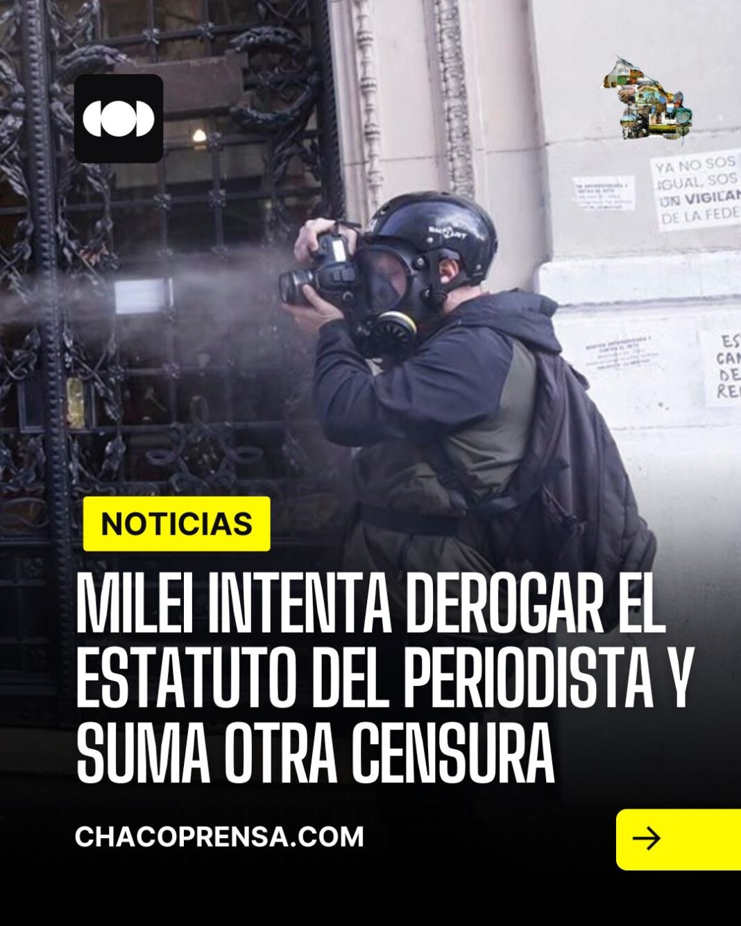 Milei intenta derogar el Estatuto del Periodista y suma otro ataque a la libertad de expresión