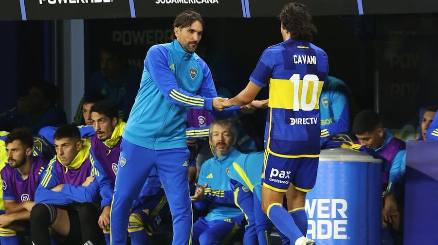 Diego Martínez reveló el tenso cruce que tuvo con Edinson Cavani e involucró a Marcos Rojo cuando era DT de Boca