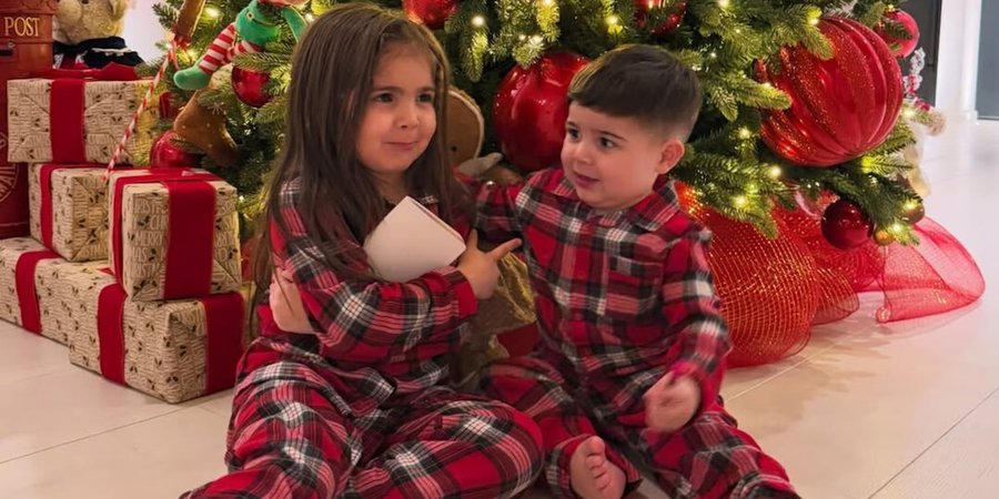 Los hijos de Valentina Cervantes y Enzo Fernández llenaron de ternura la Navidad en Londres