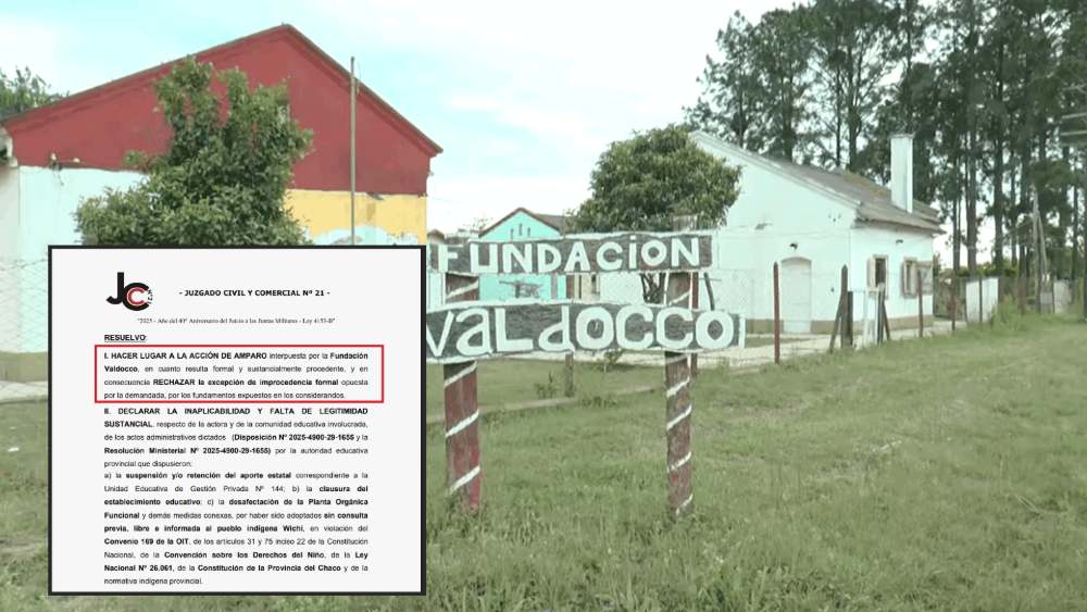 Revés para el Gobierno de Zdero: la Justicia hizo lugar al amparo de la Fundación Valdocco