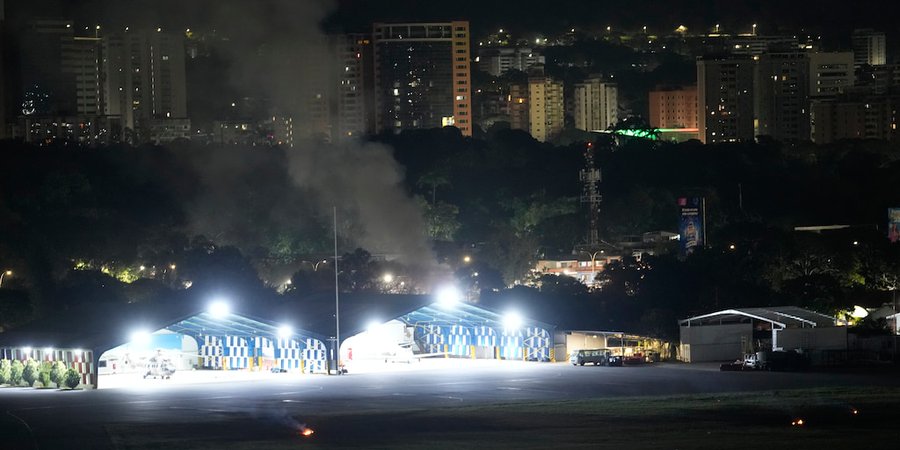 Estados Unidos llevó a cabo un ataque “a gran escala” contra instalaciones militares en Venezuela